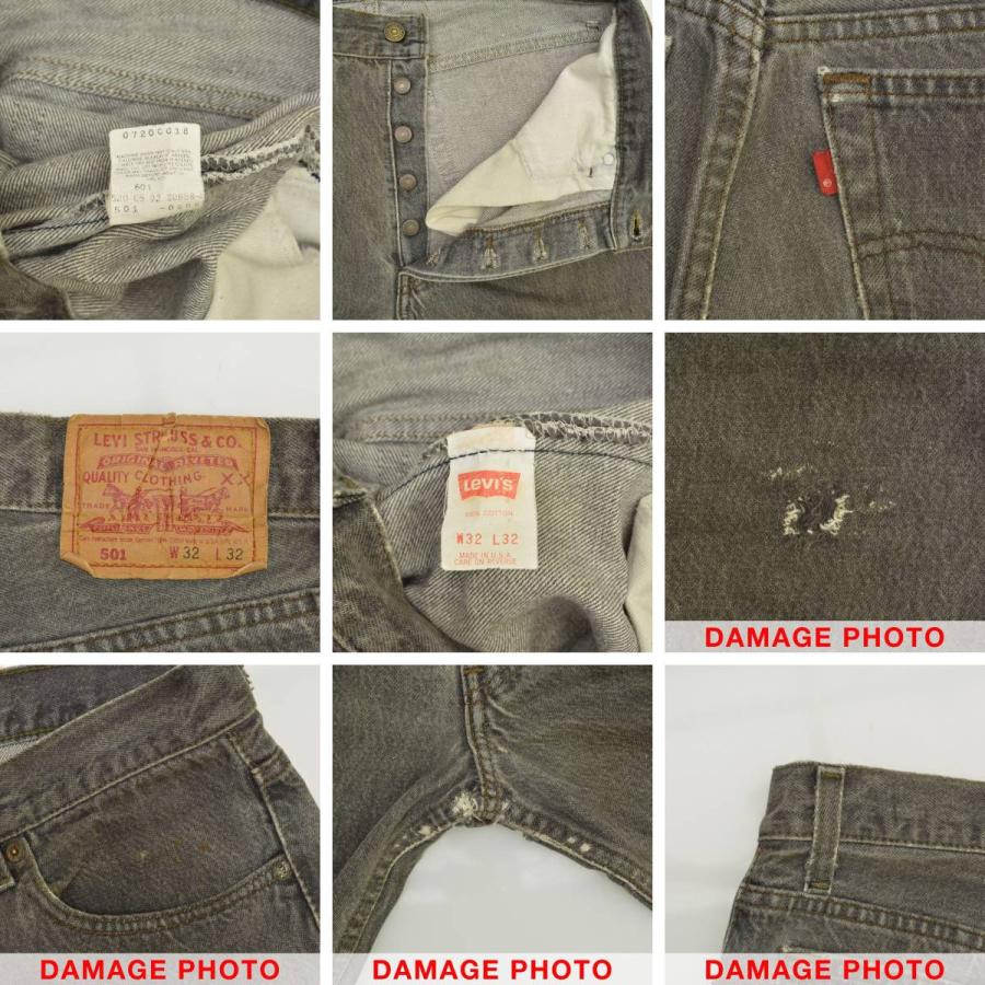 リーバイス 90s USA製 501 先染めブラック デニムパンツ ジーンズ Levi's（リーバイス） LEVIS / リーバイス 90s USA製 501 先染め