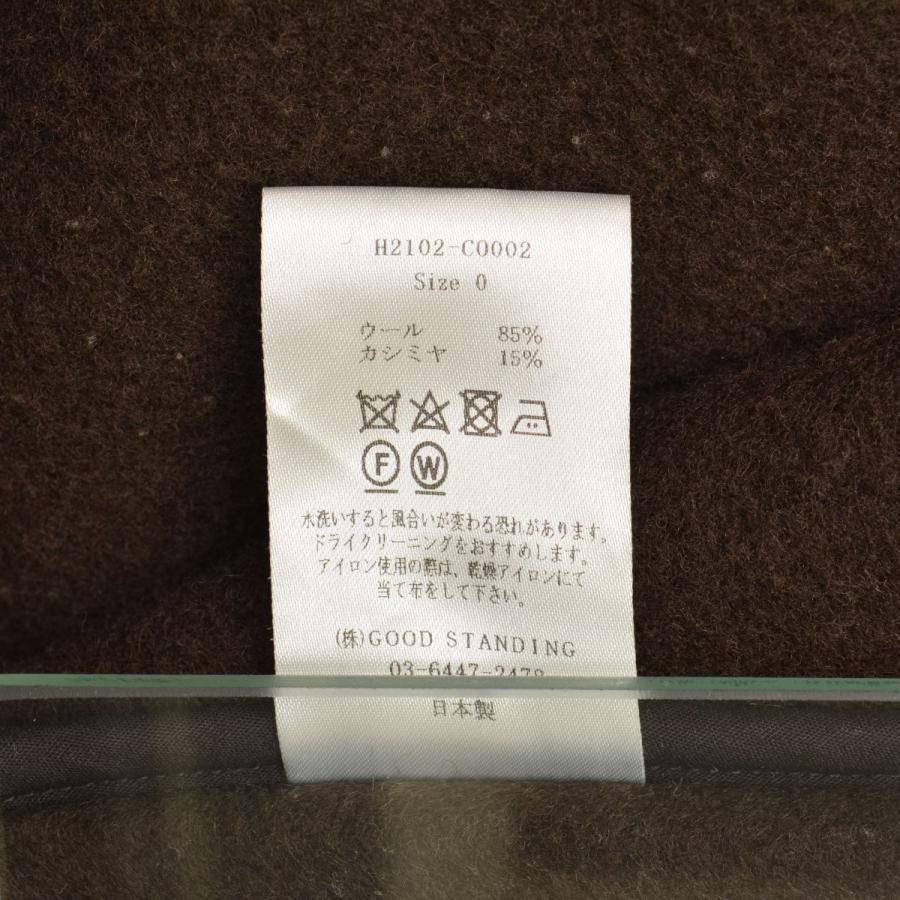 LENO / リノ 21AW H2102-C0002 ウールカシミヤメルトン ダッフルコート