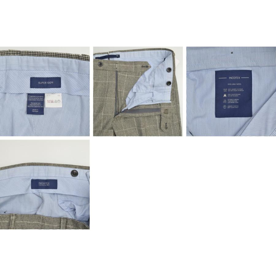 未使用に近い　インコテックス　ホームスパン　ツイード　トラウザーズ　46 INCOTEX (インコテックス) 1T063R SLIM FIT URBAN TRAVELER (アーバン