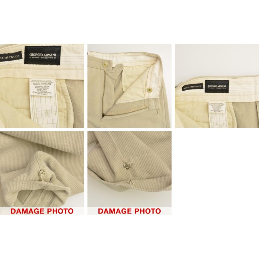 GIORGIO ARMANI / ジョルジオアルマーニ 90s BORGONUOVO21 ピケ パンツ