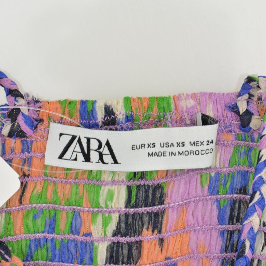 ZARA / ザラ 3464/270/330 総柄 ミニドレス キャミソール ZARA / ザラ 3464/270/330 総柄 ミニドレス キャミソール