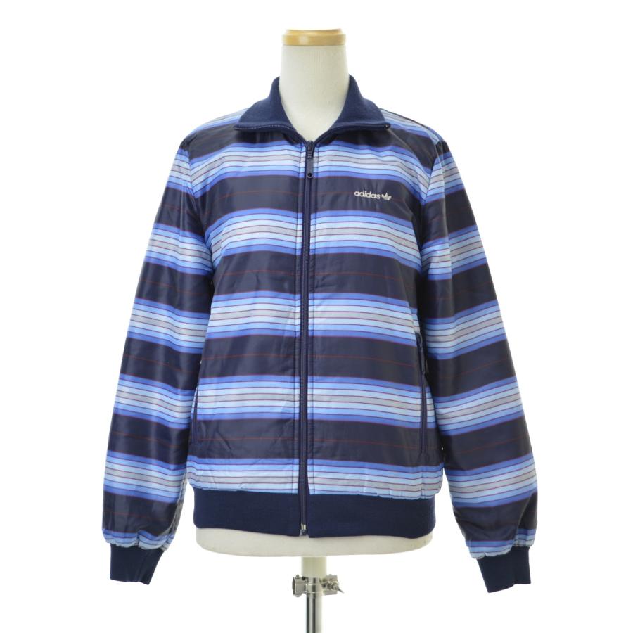 adidas（アディダス） 80s 西ドイツ製 ボーダー ブルゾン ジャケット 