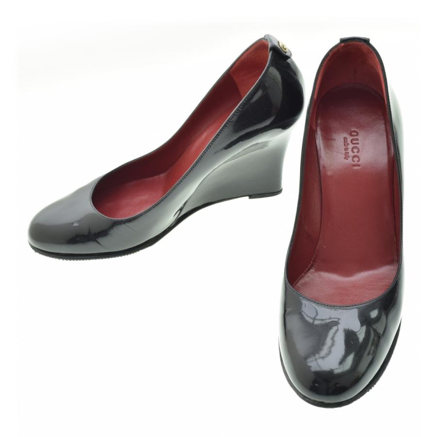 GUCCI ウェッジソールパンプス