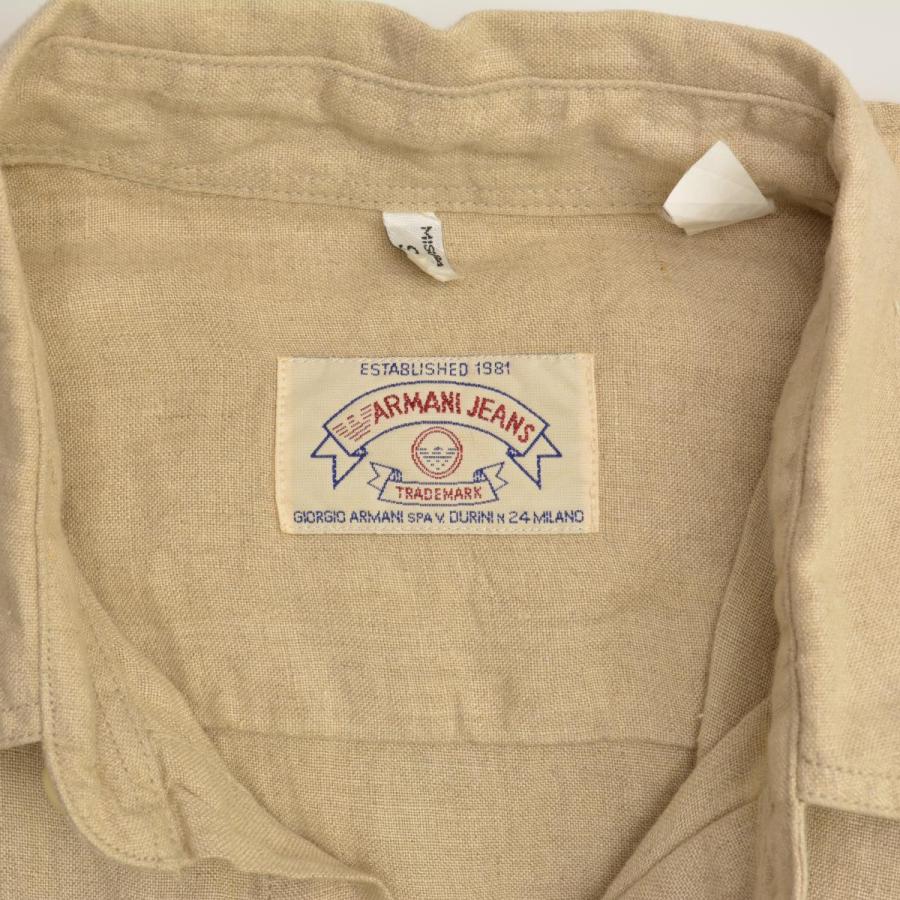 ARMANI JEANS / アルマーニジーンズ 〜90s archive リネン 長袖シャツ