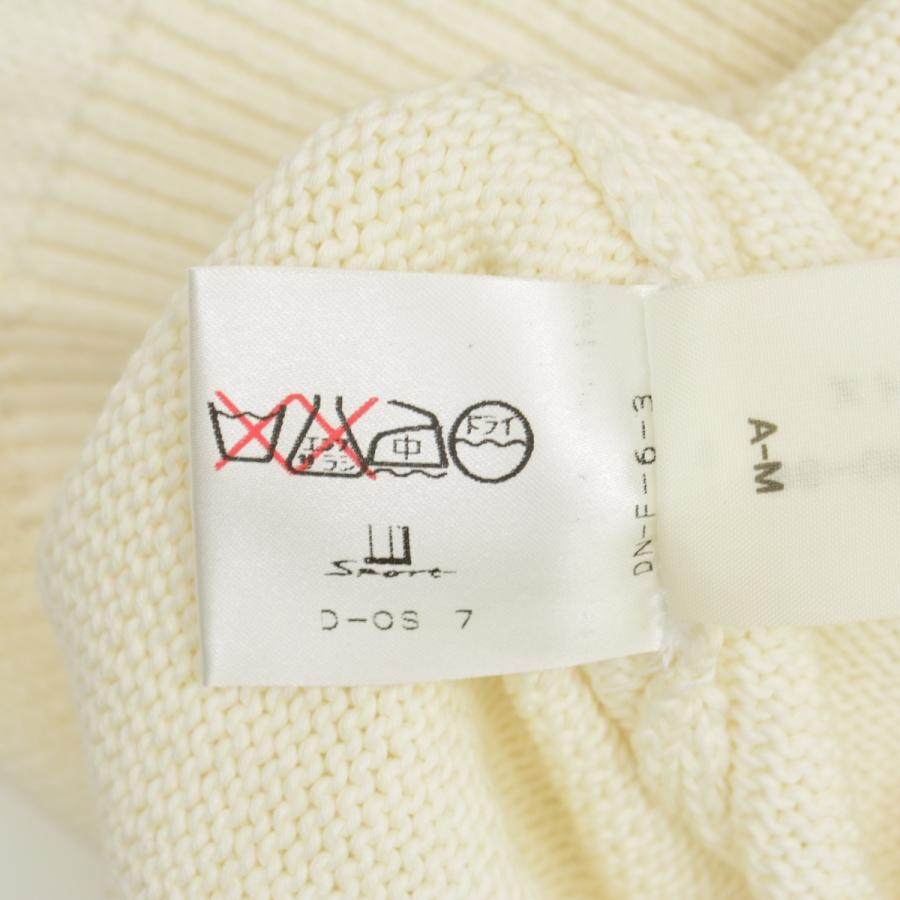 【dunhill】SPORT OLD ゴるふァー こッとン長袖にッとせーたー ダンひる dunhill SPORT にッと せーたー 長袖 はいねッく ろゴ