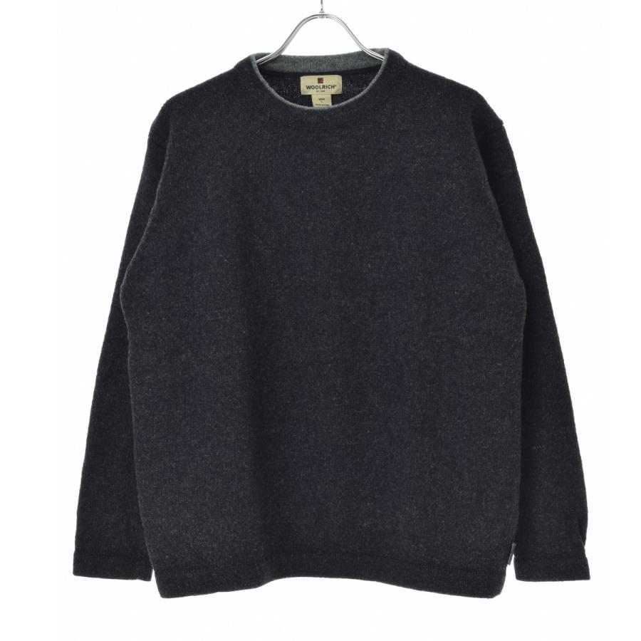 WOOLRICH / ウールリッチ 9021 ONYX HEATHER クルー 長袖ニット 