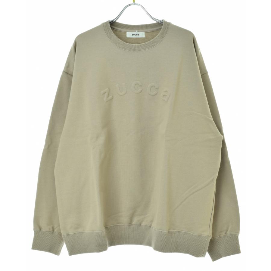 ZUCCa ZUCCA / ズッカ ZU33JJ982 S エンボスロゴスウェット 長袖 ZUCCa ZUCCA / ズッカ ZU33JJ982 S エンボスロゴスウェット 長袖