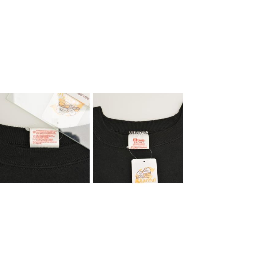 【HANE'S】USA製 Beagle ドッグプリント長袖スウェット Hanes（ヘインズ） HANE'S / ヘインズ USA製 Beagle ドッグプリント