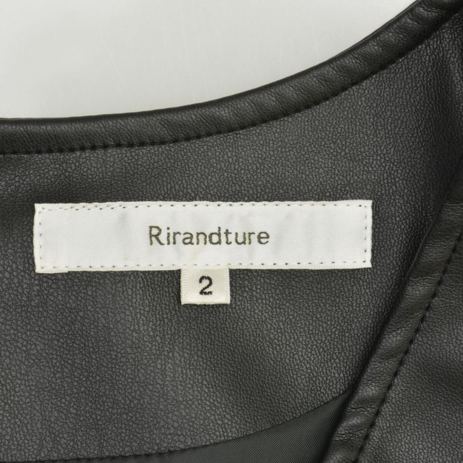 Rirandture / リランドチュール 83362002 フェイクレザー フレアヘム 
