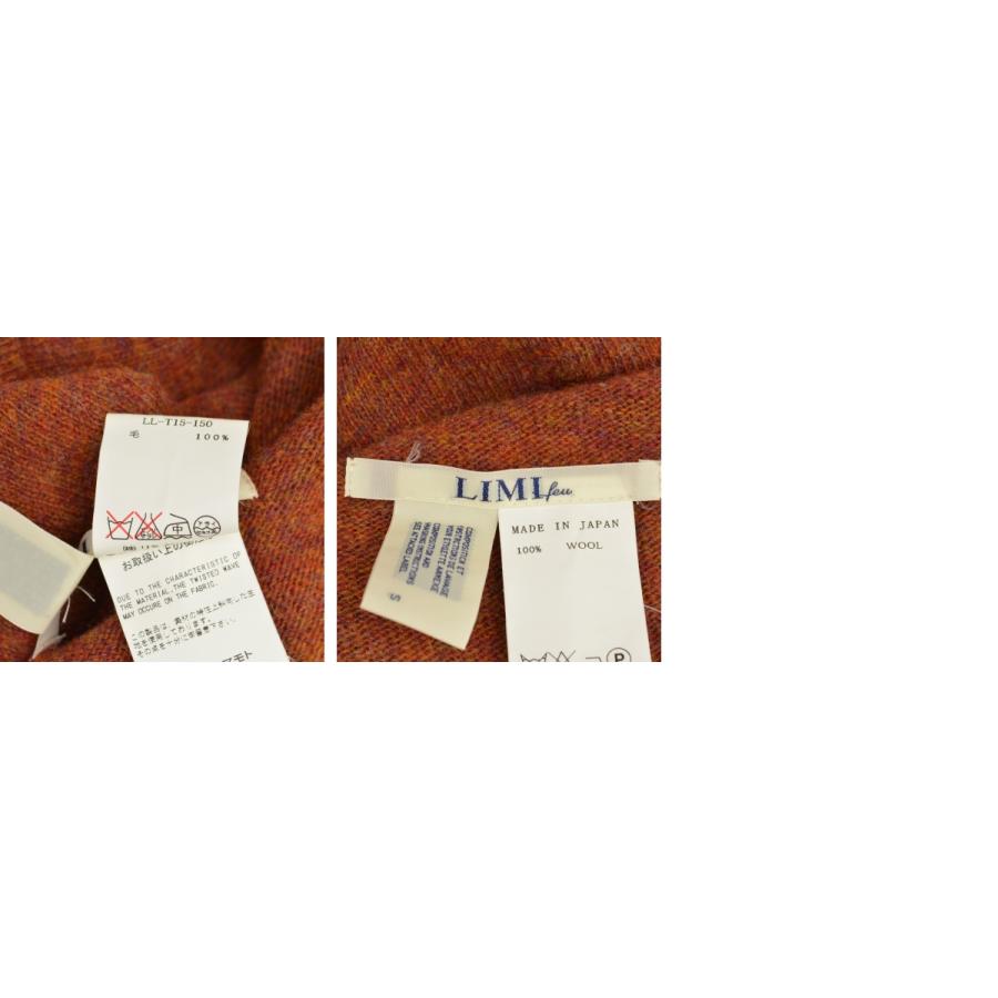 LIMI feu / リミフゥ LL-T15-150 ボタンレス ワイドニット 長袖  