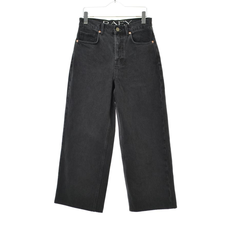 RAEY / レイ ワイド ブラック デニムパンツ : ブランド古着の買取販売  
