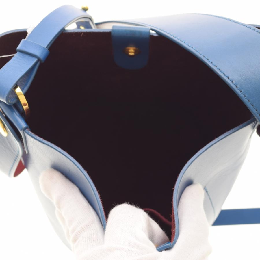 ソフィーヒュルム　ハンドショルダー2wayバッグ SOPHIE HULME(ソフィーヒュルム) ショルダーバッグ ブルー｜【公式