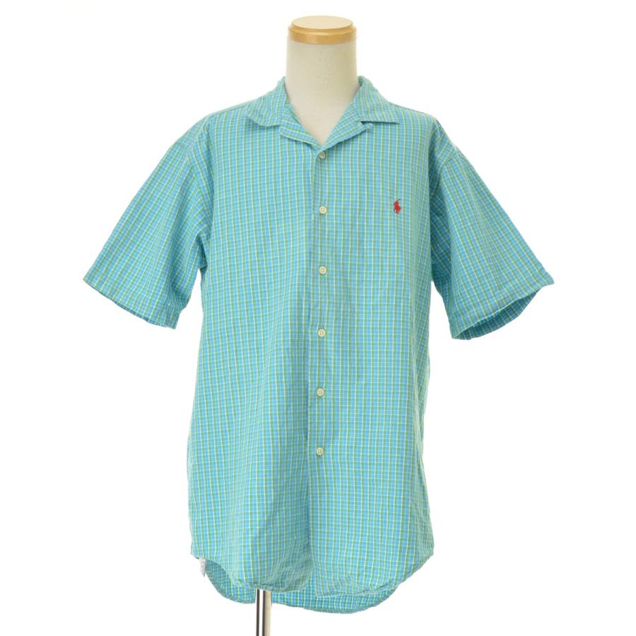 【POLORALPHLAUREN】カナダ製 オープンカラー チェック半袖シャツ POLO RALPH LAUREN（ポロ・ラルフローレン） POLO RALPH LAUREN / ポロ
