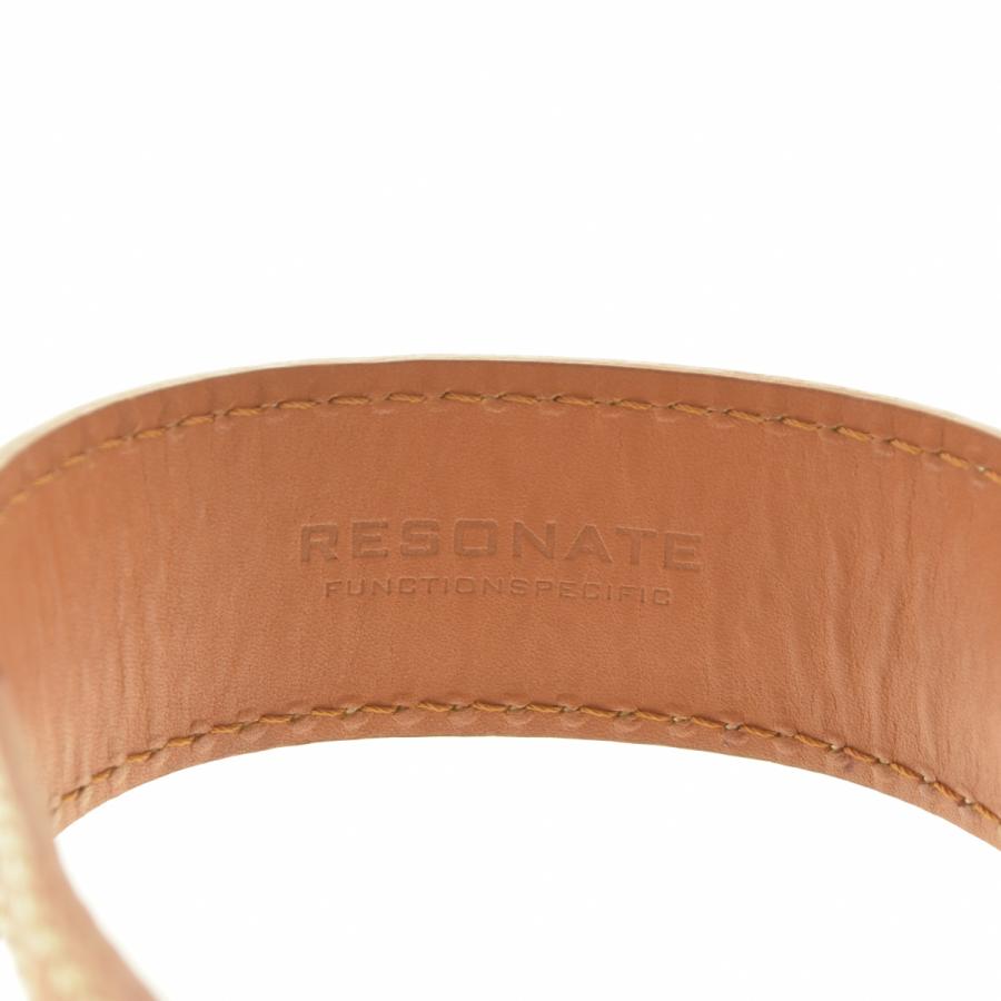 GOODENOUGH フルロゴ型押し レザーベルト 34 グッドイナフ RESONATE GOODENOUGH（リゾネイトグッドイナフ） ベルト レザー