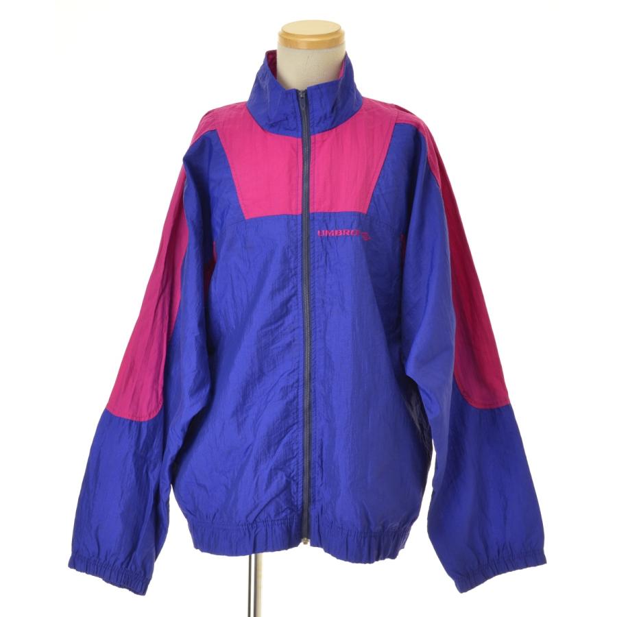 【UMBRO】〜90s USA製 ジップアップ ドルマンナイロンジャケット umbro（アンブロ） 〜90s USA製 ジップアップ ドルマン ナイロン