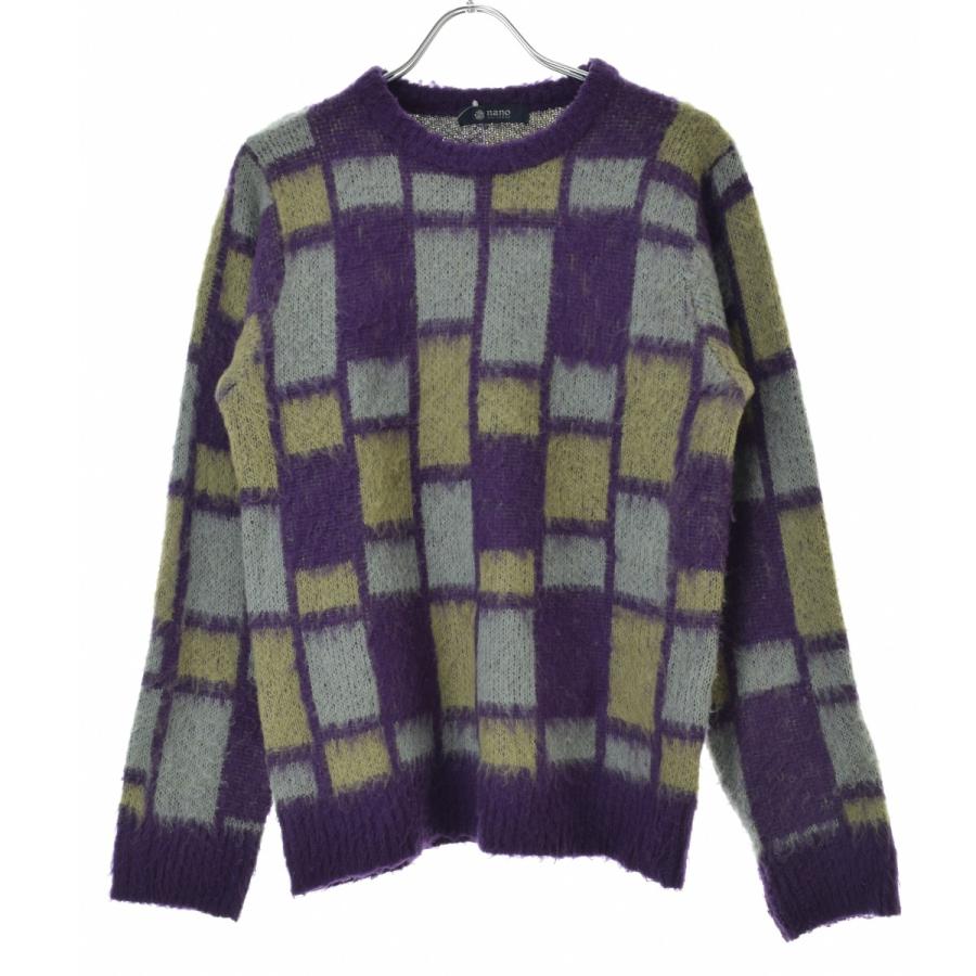 NANO universe UNIVERSE / ナノ ユニバース ブロックチェック クルー  