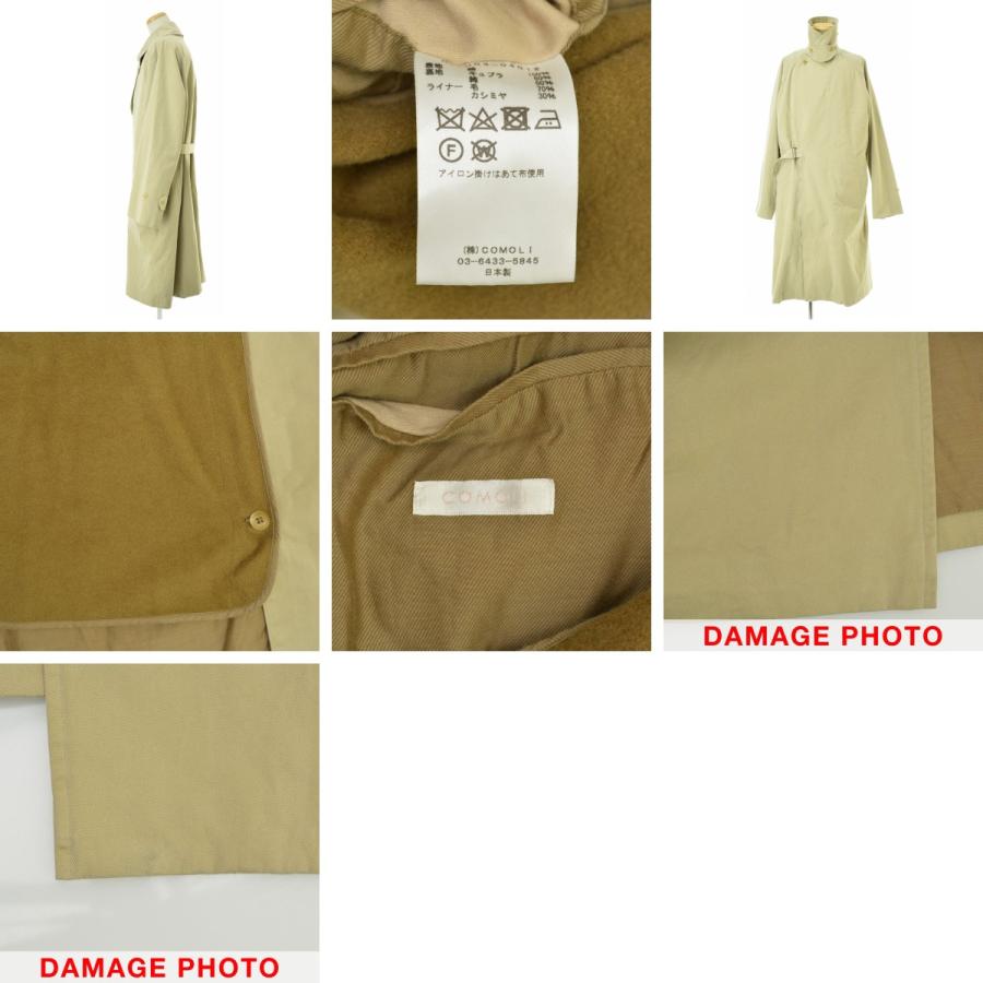 COMOLI / コモリ 21AW U03-04012 ライナー付 ウォッシュドタイ COMOLI / コモリ 21AW U03-04012 ライナー付 ウォッシュドタイ