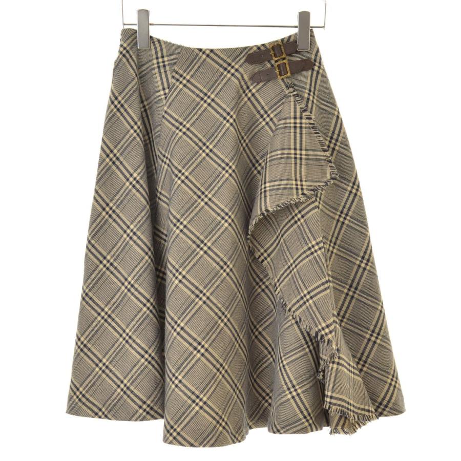axes femme（アクシーズ ファム） TS281X25P チェックフレア ラップ風