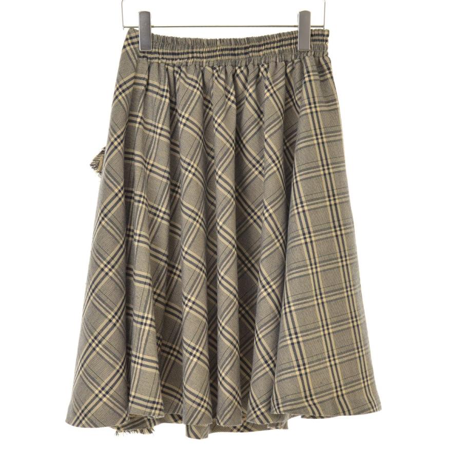 axes femme（アクシーズ ファム） TS281X25P チェックフレア ラップ風