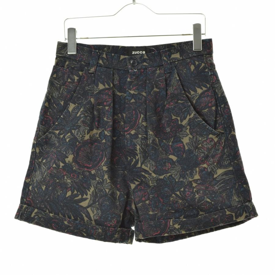 ZUCCa ZUCCA / ズッカ ZU13FF155 総柄 ボタニカル柄 ショーツ ZUCCa ZUCCA / ズッカ ZU13FF155 総柄 ボタニカル柄 ショーツ