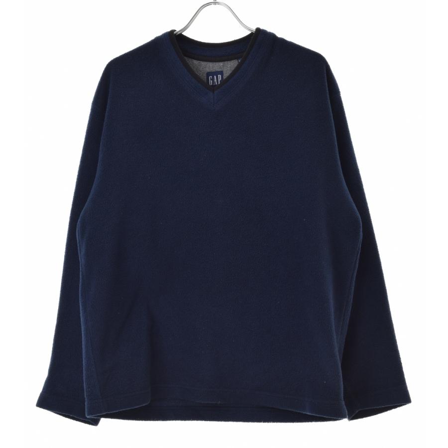 GAP（ギャップ） フリース Vネック プルオーバー 長袖カットソー 