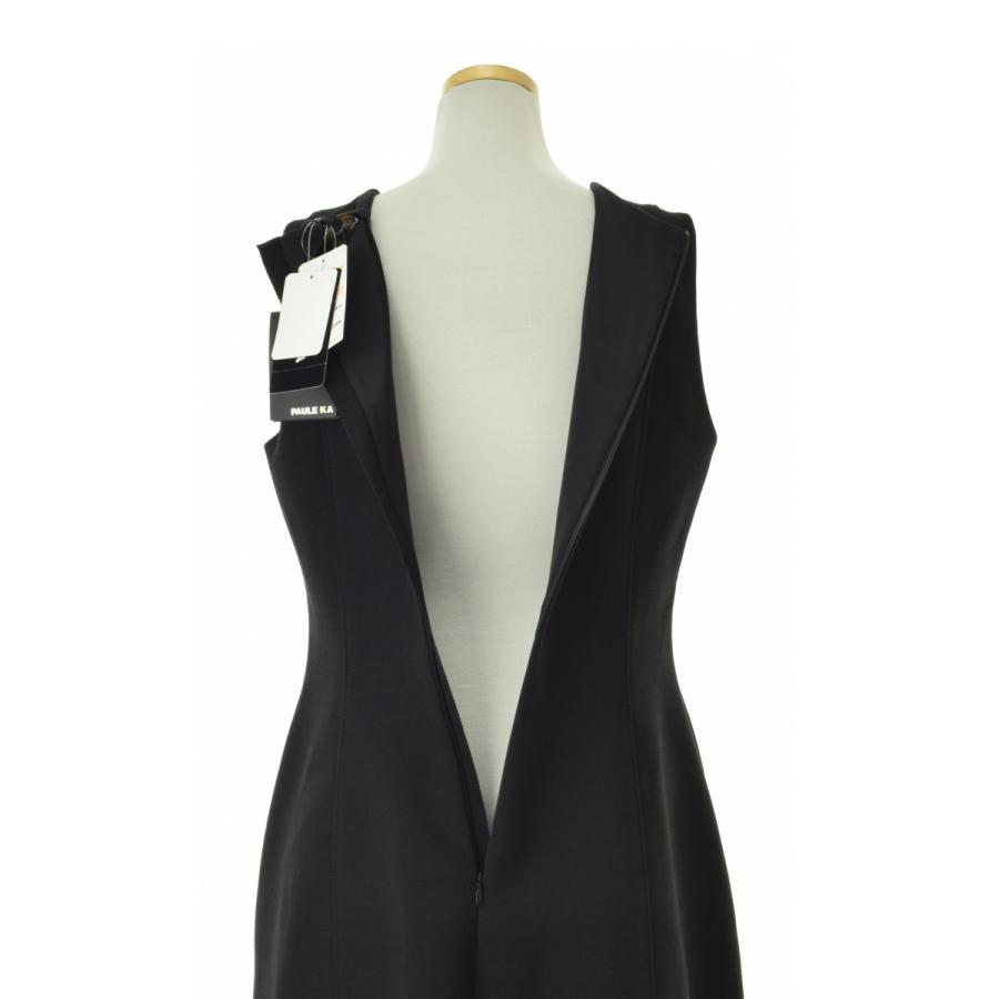 定価86,900円 未使用タグ付き PAULE KA ノースリーブワンピース PAULE KA - ポールカ PAULE KA ノースリーブ ワンピース 36 ブラック
