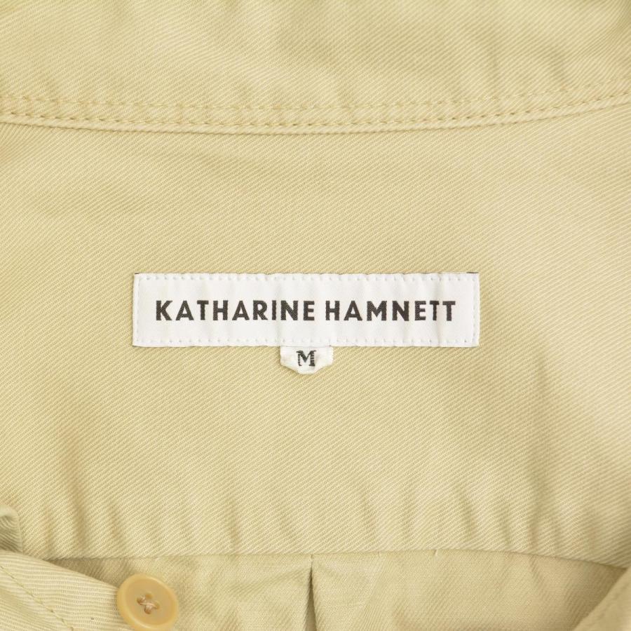 KATHARINE HAMNETT / キャサリンハムネット 23AW 23A-KHLS-11 COTTON TWILL PAINTED LONG SH コットン ツイル ペイント 長袖シャツ_3