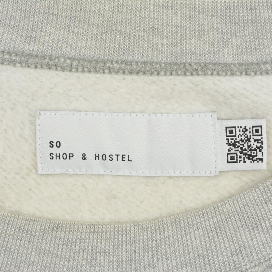 【SOSHOP&HOSTEL】SO-233-004 RAGLAN CREW NECK SWEATSHIRT長袖スウェット SO SHOP&HOSTEL SO-233-004 RAGLAN CREW NECK SWEATSHIRT 長袖