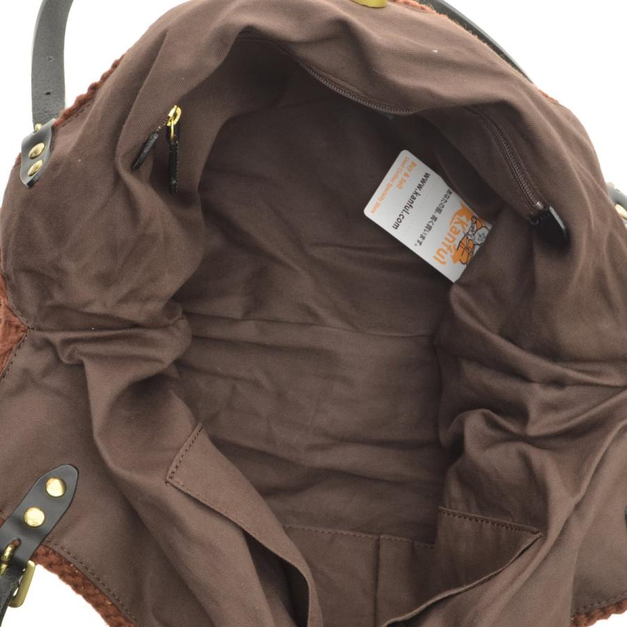 TOPKAPI / トプカピ レザーハンドル ケーブル編み ニット トート