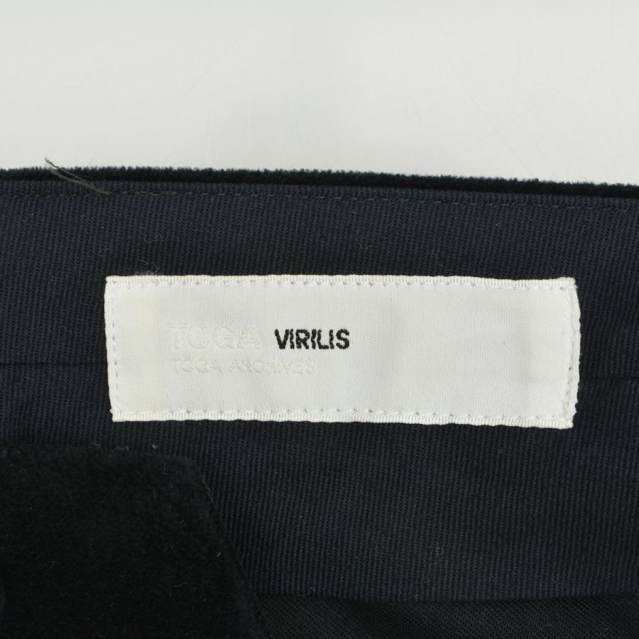 TOGA（トーガ） VIRILIS 21AW TV12-FF323 ベルベット フレア パンツ