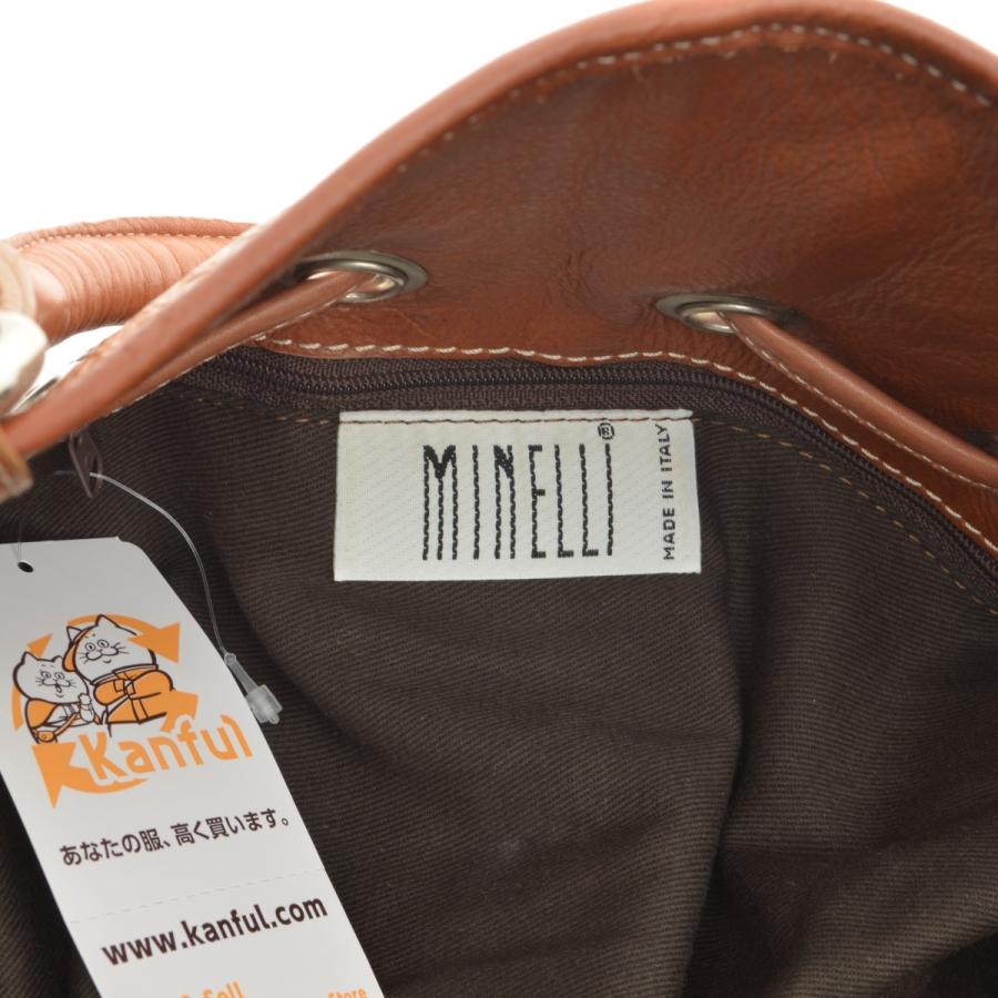 Minelli Renato / ミネッリレナート 編込み レザー バッグ : ブランド