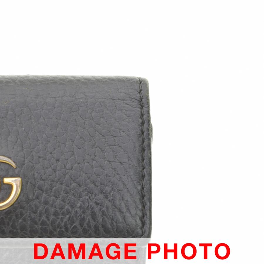GUCCI（グッチ） 456118 ダブルG GGマーモント レザー 6連 キーケース