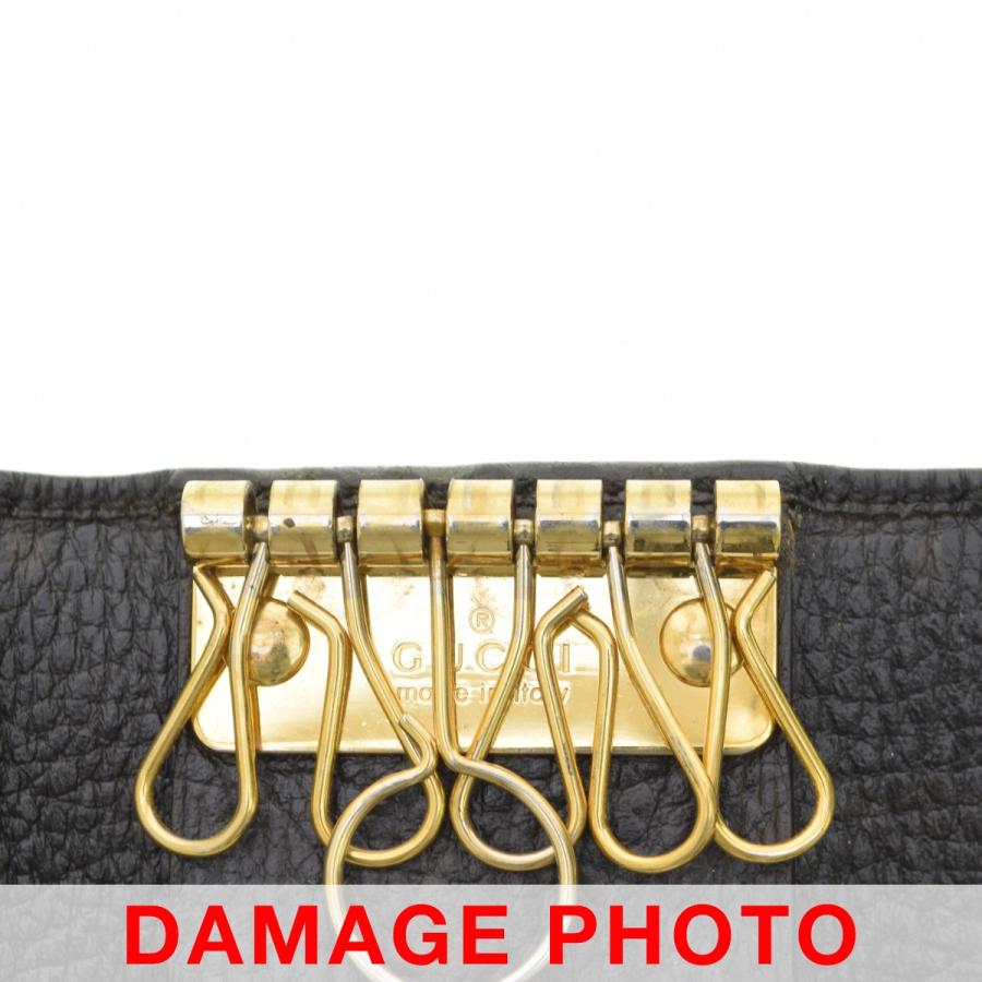 GUCCI（グッチ） 456118 ダブルG GGマーモント レザー 6連 キーケース