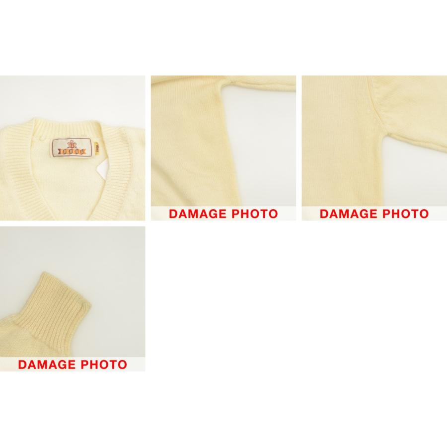 BARACUTA（バラクータ） ウール Vネック 長袖ニットセーター