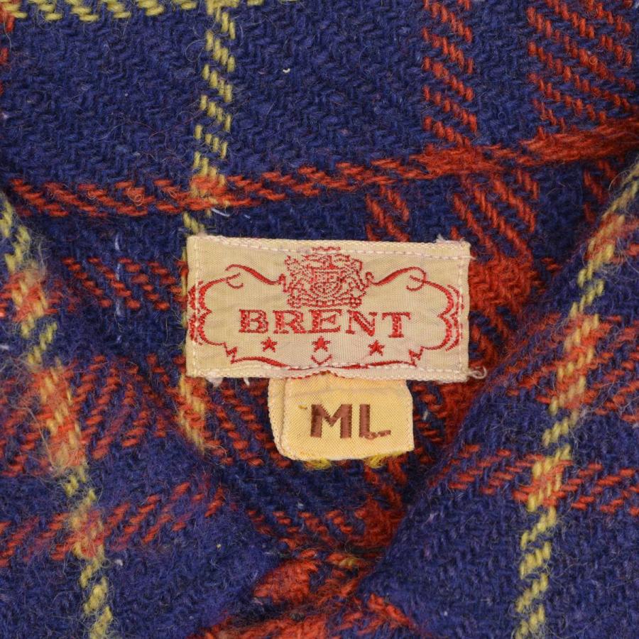BRENT / ブレンツ 40s〜 ウールチェック 長袖シャツ : ブランド古着の