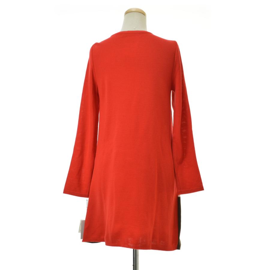 【Pierrecardin】824205-53 ウールニット長袖チュニック pierre cardin（ピエール カルダン） 824205-53 ウールニット 長袖