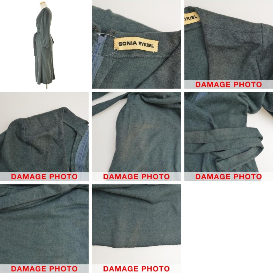 SONIA RYKIEL（ソニアリキエル） archive カシュクール風 ロングニット