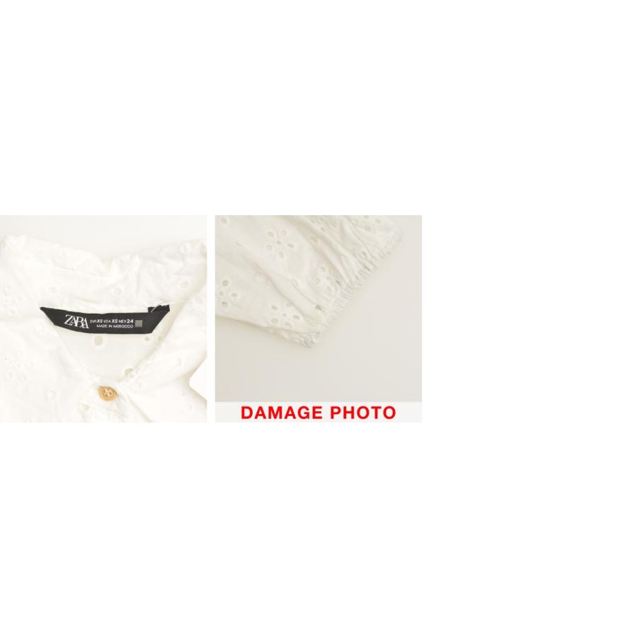 ZARA（ザラ） 3353/358/250 カットワークレース ブラウス 長袖シャツ