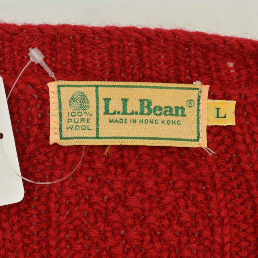 L.L.BEAN / エルエルビーン 80s〜 香港製 ケーブルニット ウール 長袖 