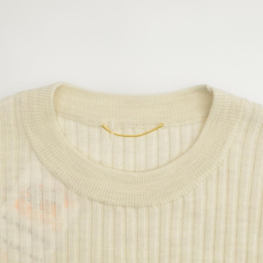 アパルトモン ドゥーズィエムクラス アンサンブルニット F 黄 COTTON BF KNIT（ニット／セーター）｜L'Appartement（アパルトモン