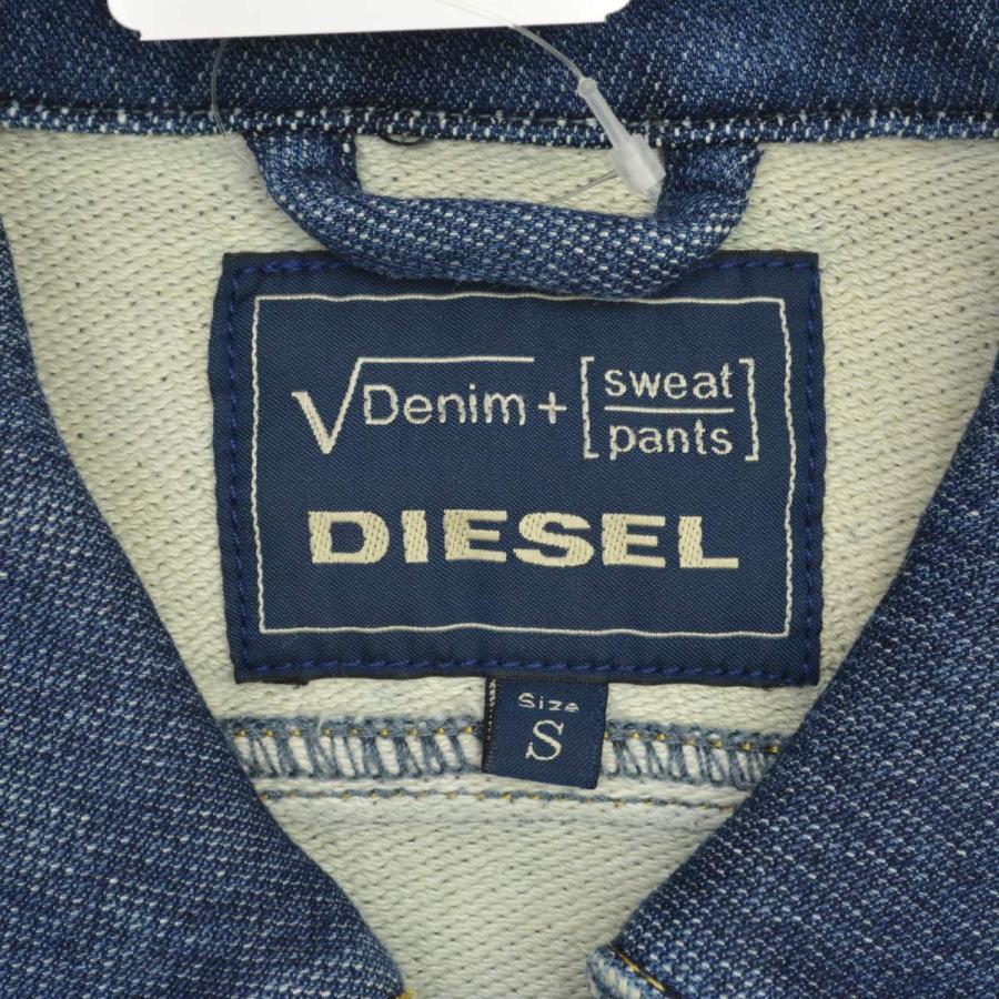新品未使用 DIESEL JUZICON ジョグジーンズ デニムジャケット S DIESEL（ディーゼル） JUZICON デニムスウェット ジャケット