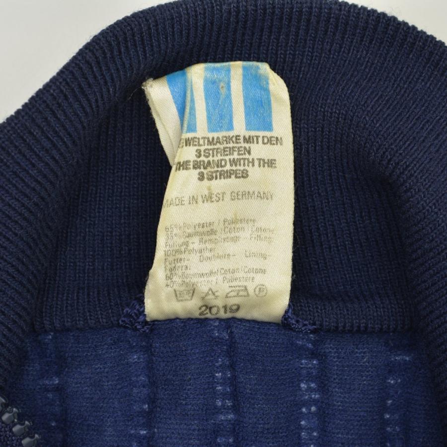 【】80s 西ドイツ製 キルティング トラックトップ ジャケットジャージ adidas（アディダス） 80s 西ドイツ製 キルティング トラックトップ