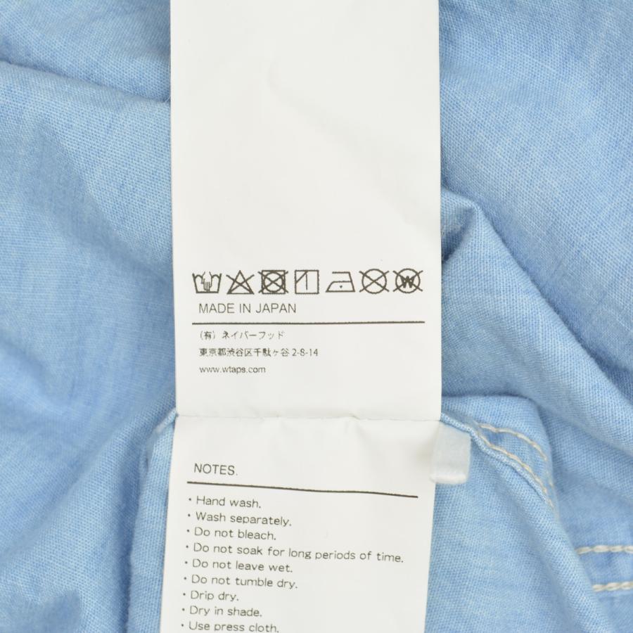 WTAPS / ダブルタップス 24AW 242WVDT-SHM02 CB LS COTTON. CHAMBRAY