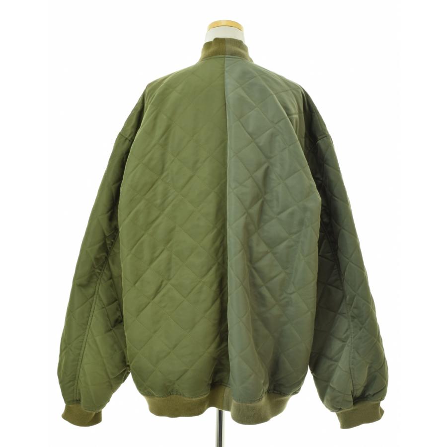 DRESSEDUNDRESSED キルティング バイカラー オーバーサイズ MA-1