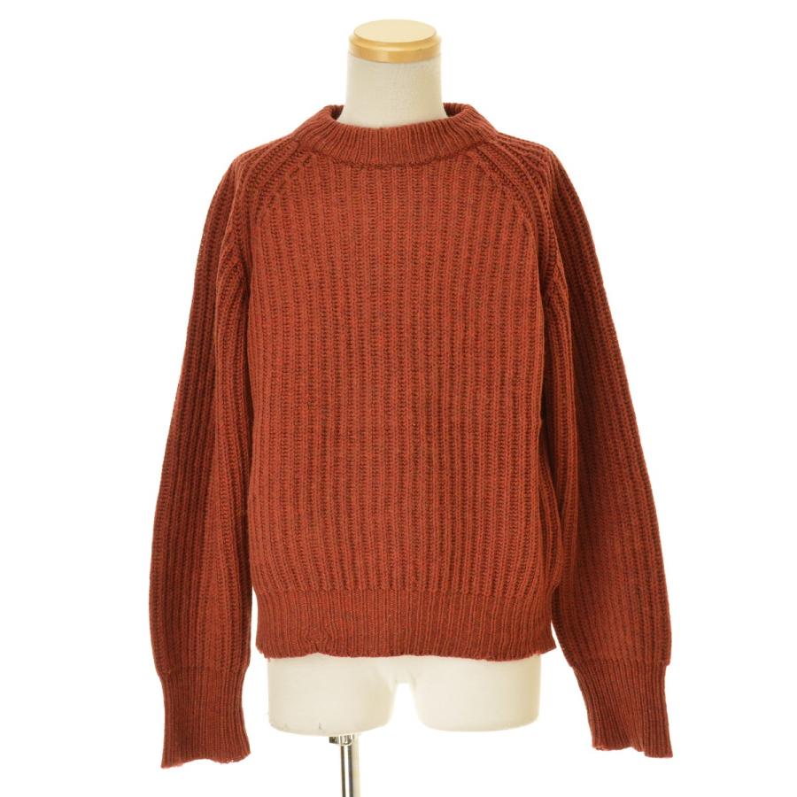 古着 ビンテージ  80s ニット ウール セーター ザックリ シンプル 古着 80s WoolRich 鳥 バード マルチ パターン ウール ニット セーター
