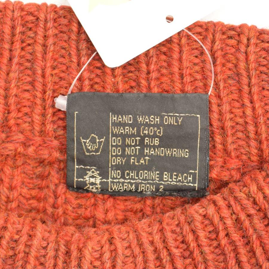 【LANDS'END】80s イングランド製 ローゲージ ウール長袖ニットセーター ランズエンド（LANDS' END） 80s イングランド製 ローゲージ ウール