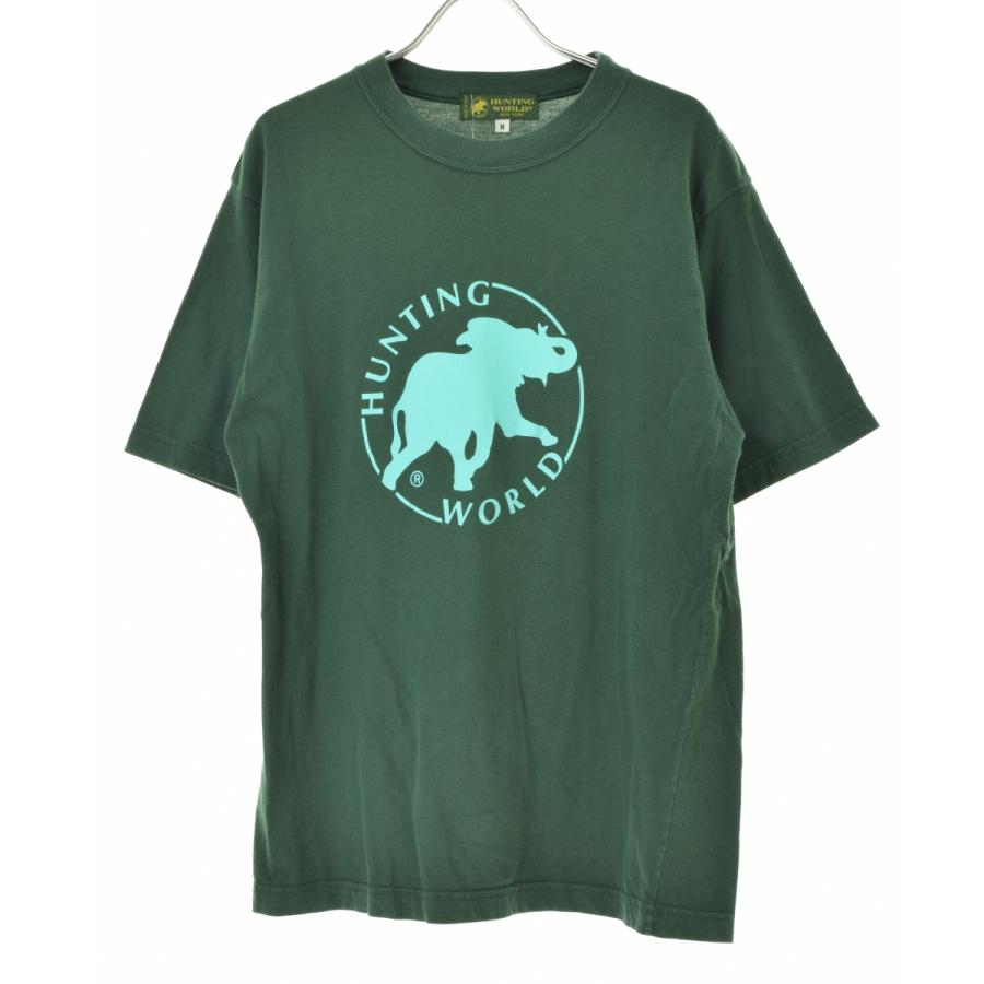 新品未使用　ハンティングワールド　イタリア製　ロングTシャツ Hunting World（ハンティング・ワールド） 90s イタリア製 ロゴ