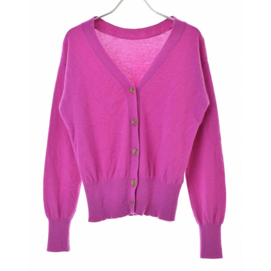 Spick&Span カーディガン ピンク　25SS 優待価格[SPANNE]シャギー ニットカーディガン | KOBUNSHA SELECT SHOP