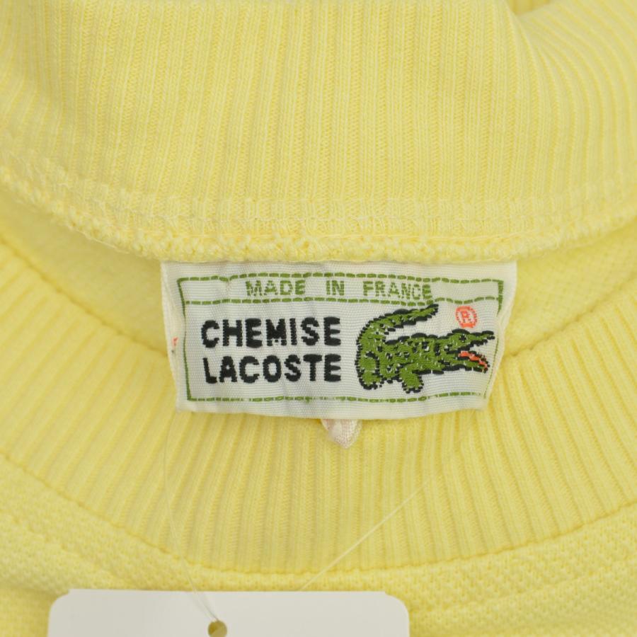 【LACOSTE】CHEMISE 70s フランス製 ピケクルー長袖スウェット LACOSTE（ラコステ） CHEMISE 70s フランス製 ピケクルー 長袖