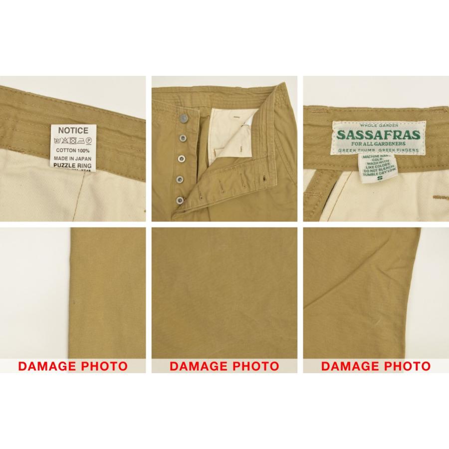 SASSAFRAS / ササフラス SPRAYER STREAM PANTS 4/5 クロップドチノ  